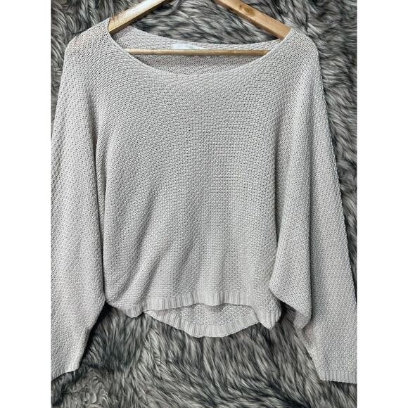 Frarose Milano Made in Italy Tan Knit Loose Fit‎ Sweater Women's Size M - Picture 1 of 5